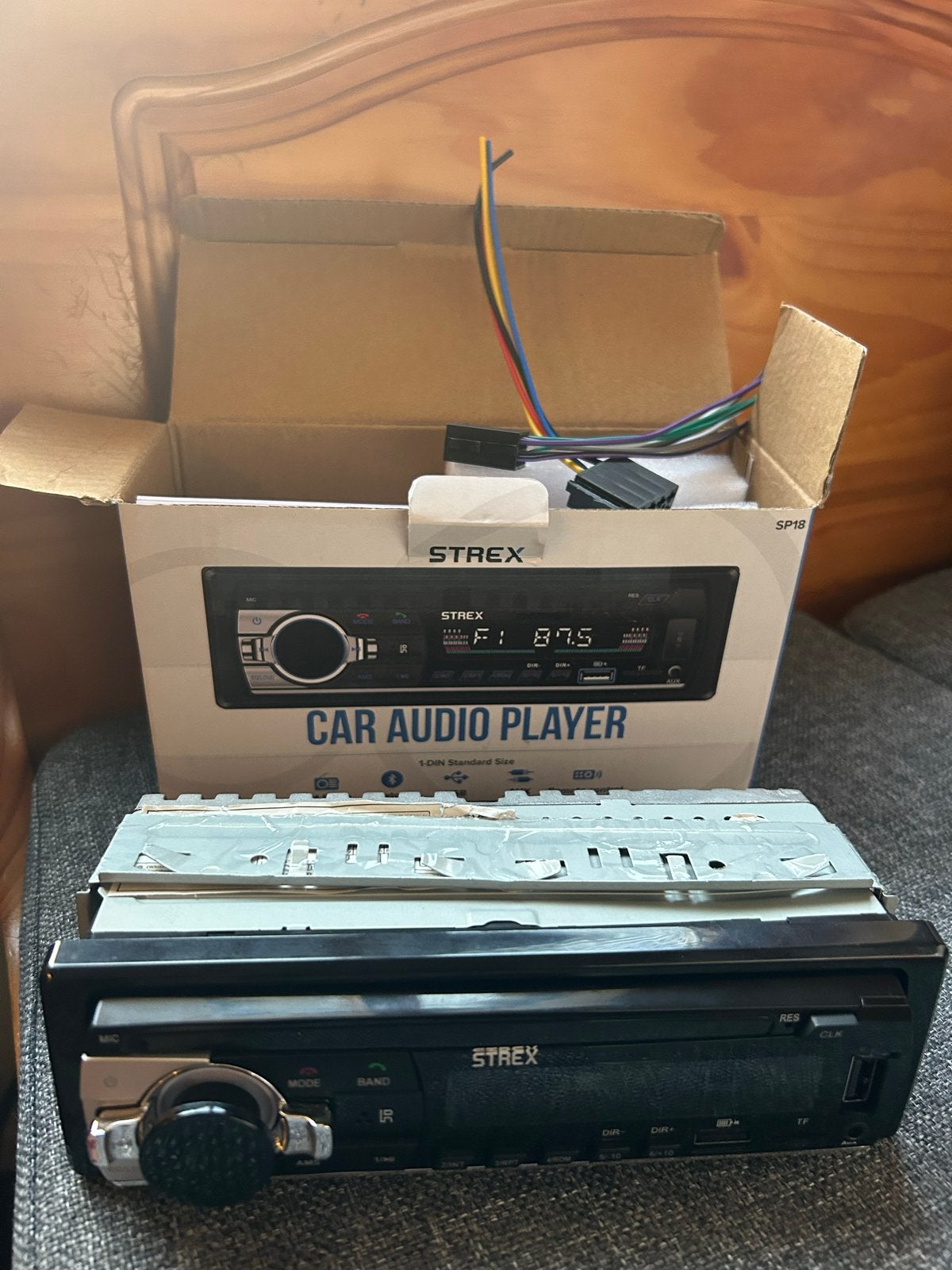 STREX Car Audio Player 1-DIN - Zo goed als nieuw, Ophalen, Zo goed als nieuw