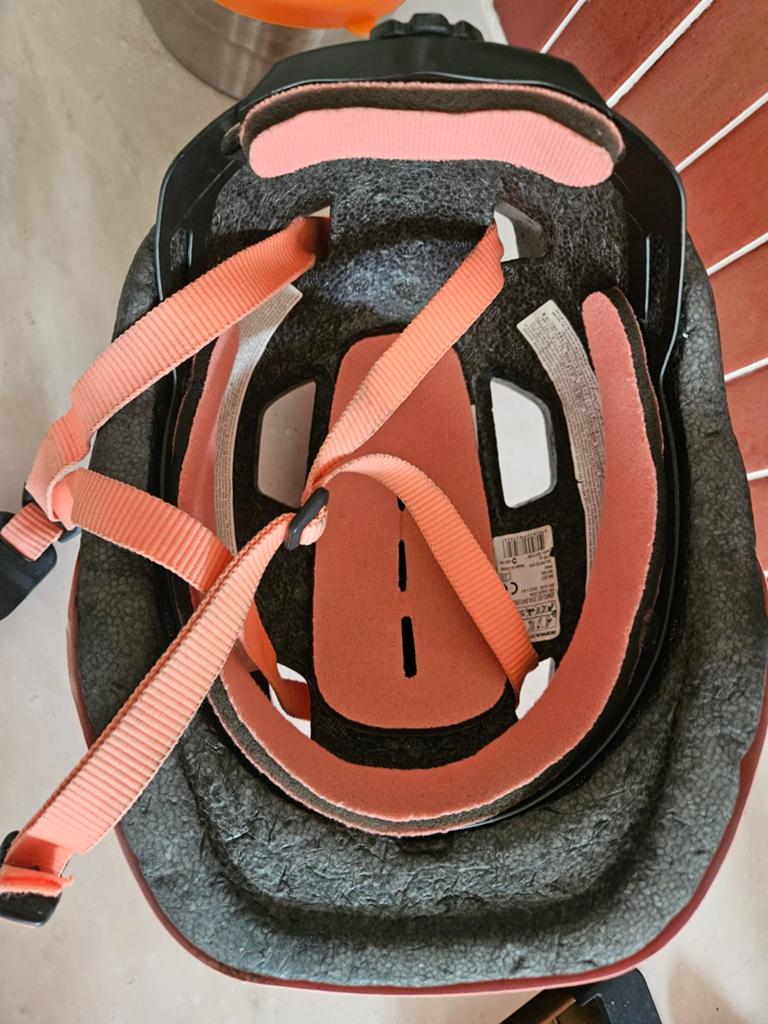 Kinder fietshelm 48-52 xs roze - BTWIN decathlon, Ophalen, Zo goed als nieuw, XS