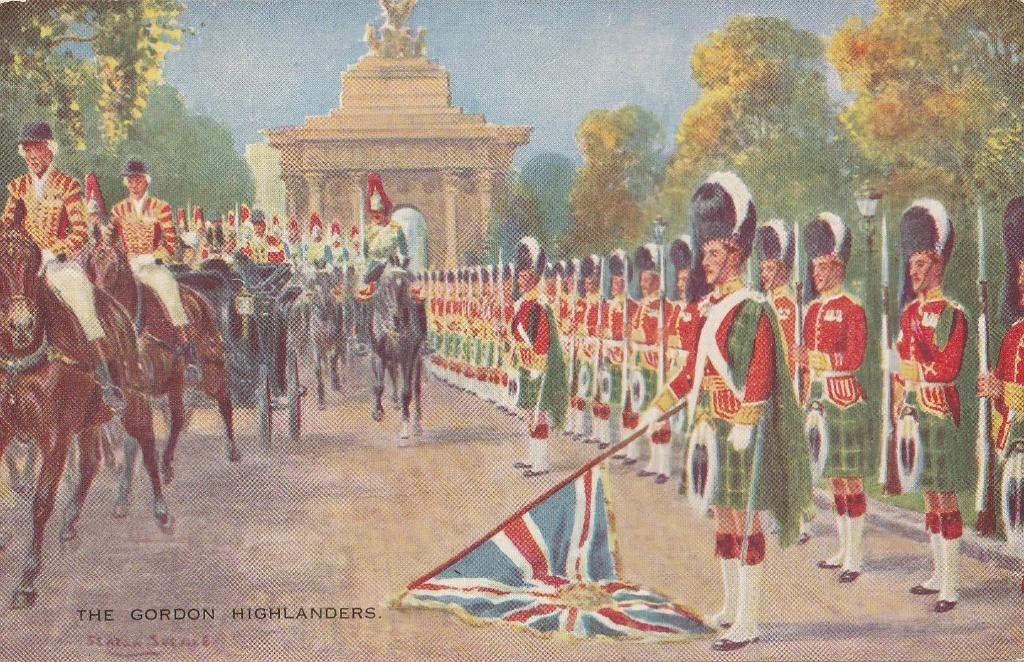 MILITAIR GORDON HIGHLANDERS BEGIN 1900 ZEER MOOI KAART Kl520, Verzamelen, Verzenden, Voor 1920, Ongelopen, Overige thema's