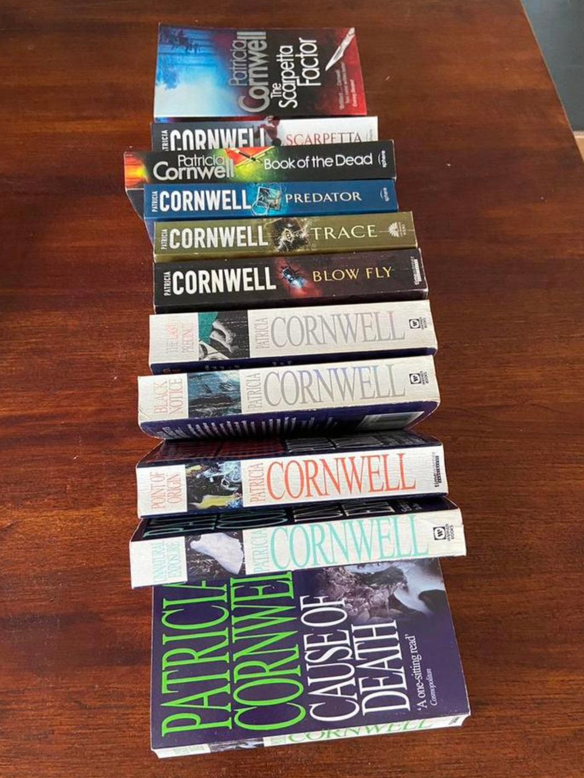 Kay Scarpetta detectives by Patricia Cornwell, Ophalen, Gelezen