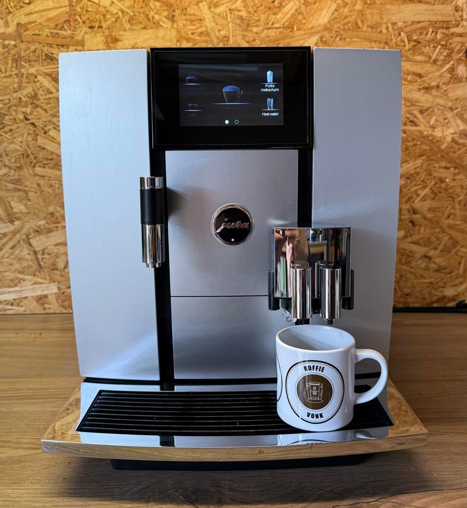 KOFFIE VONK | Jura Giga 6 | 12 mnd garantie |, Ophalen, 10 kopjes of meer, Koffiemachine, Koffiebonen