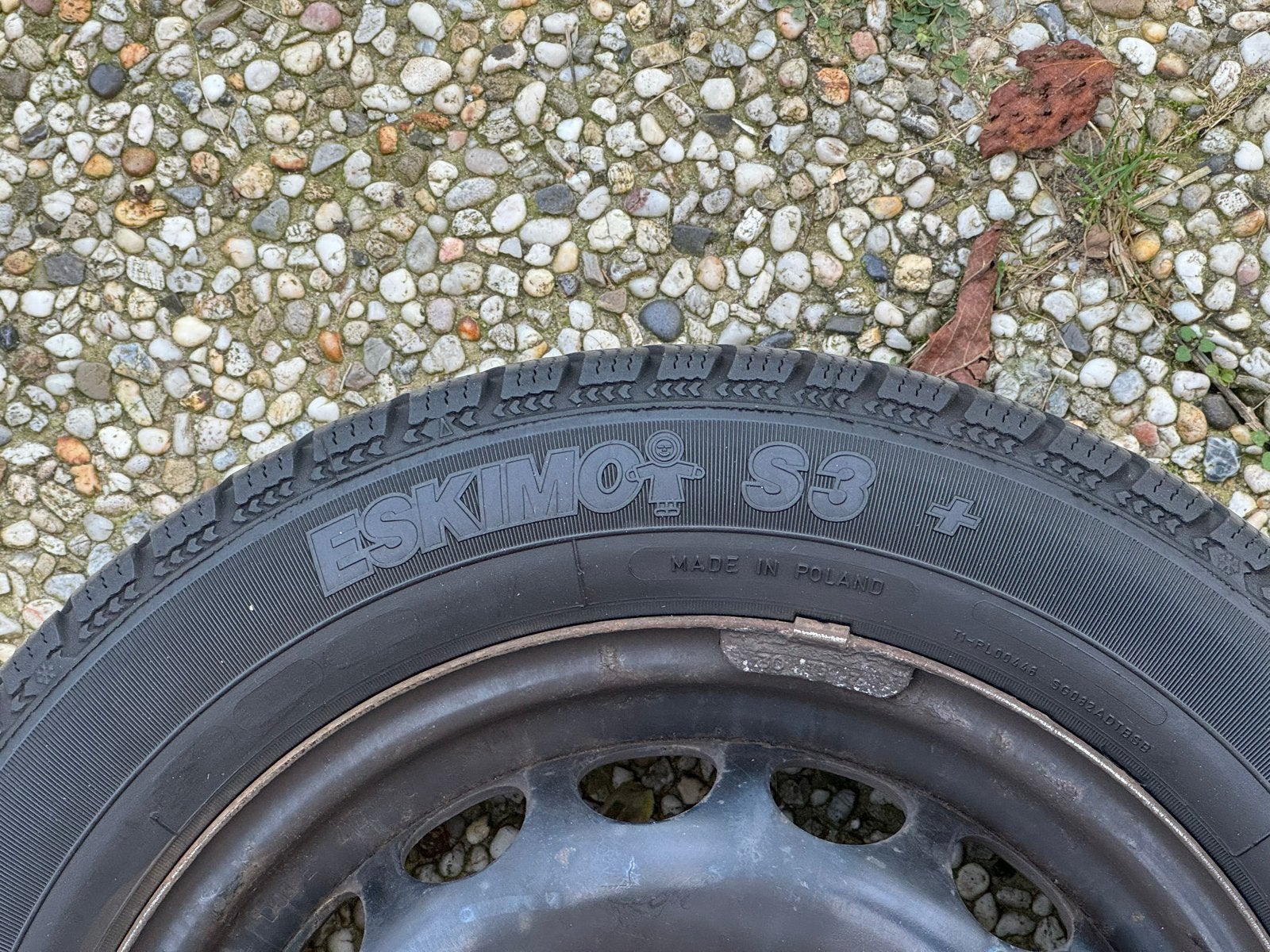 Sava Eskimo S3+ winterbanden op stalen velg 165/65R14, Ophalen, Gebruikt