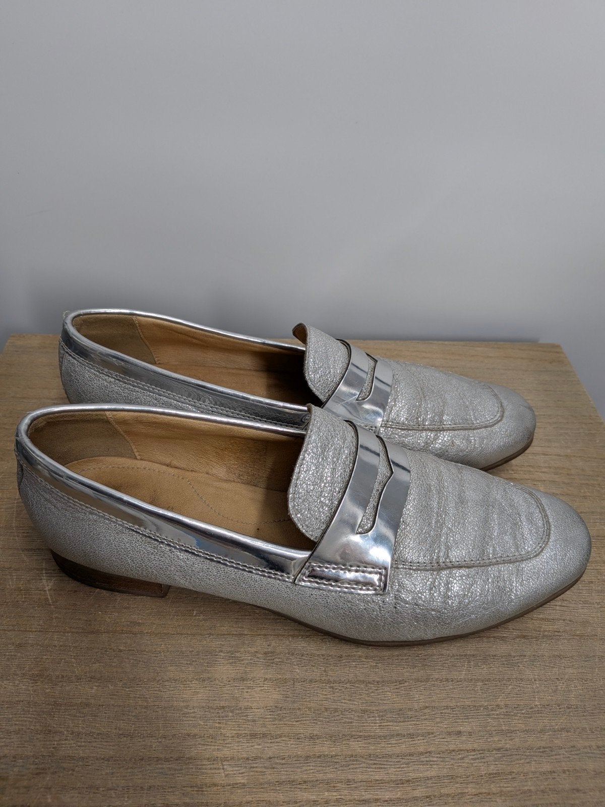 Geox loafers zilverkleurig maat 39, Geox, Overige kleuren, Instappers, Geox