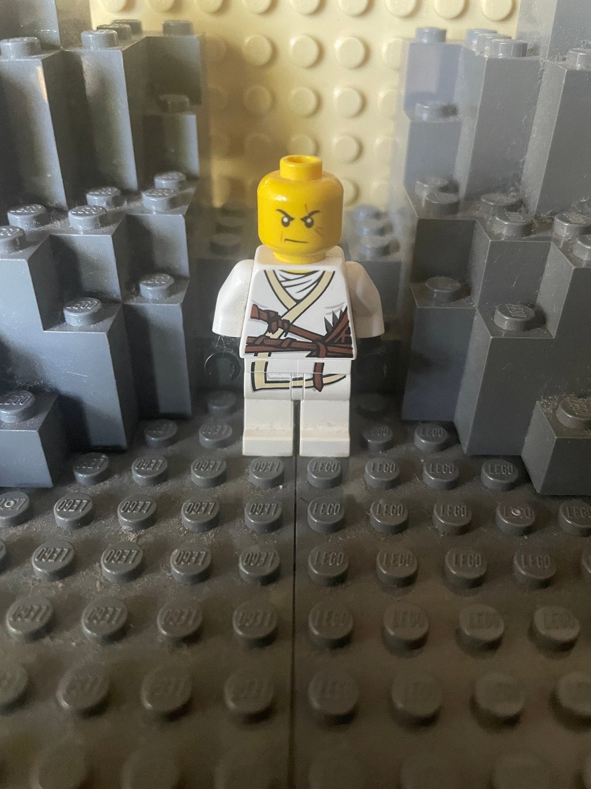 Lego ninjago zane zx minifiguur/poppetje incompleet!, Ophalen of Verzenden, Zo goed als nieuw