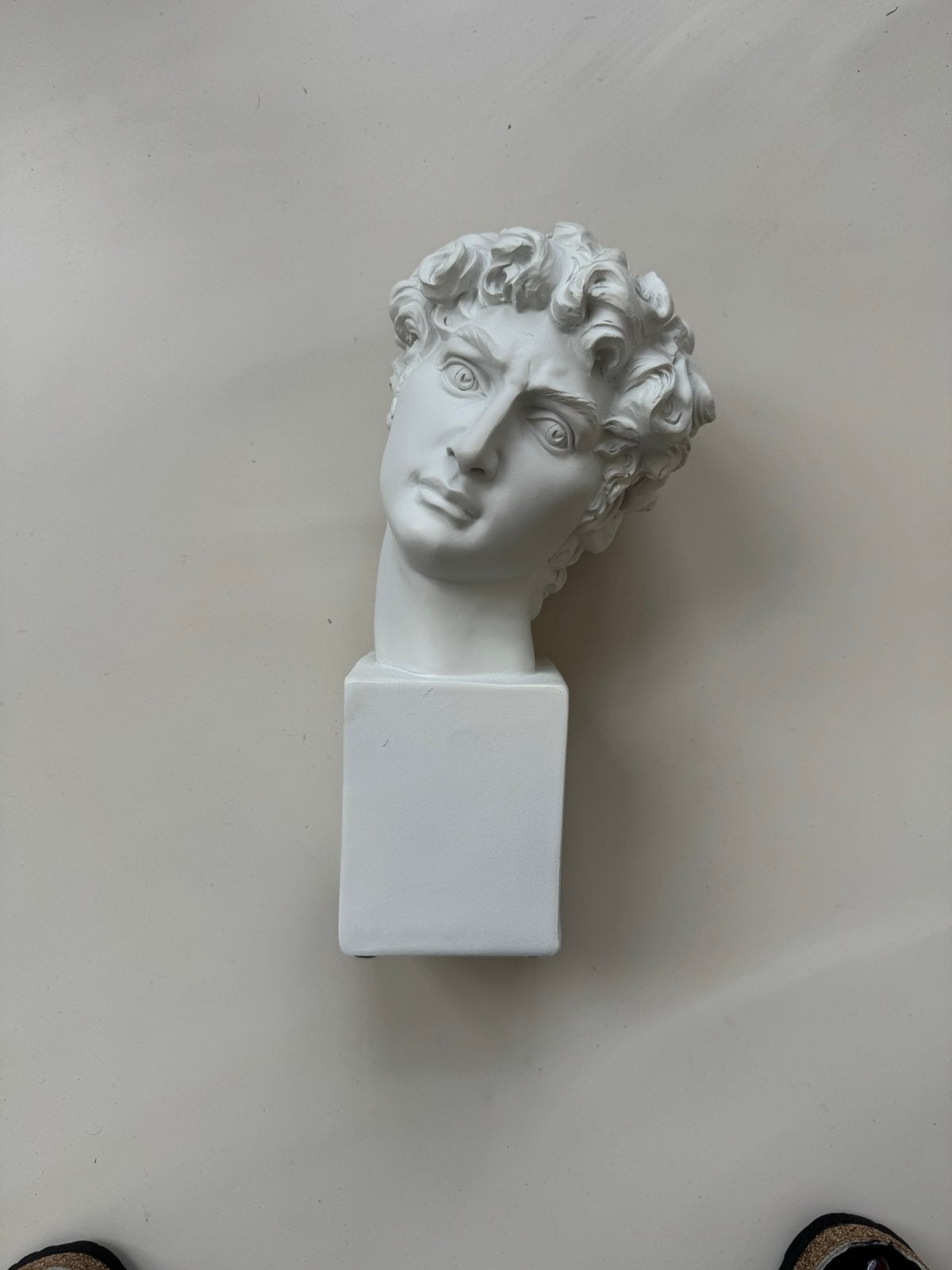 Buste van David - beeld, Ophalen, Minder dan 20 cm, Gips, Buste