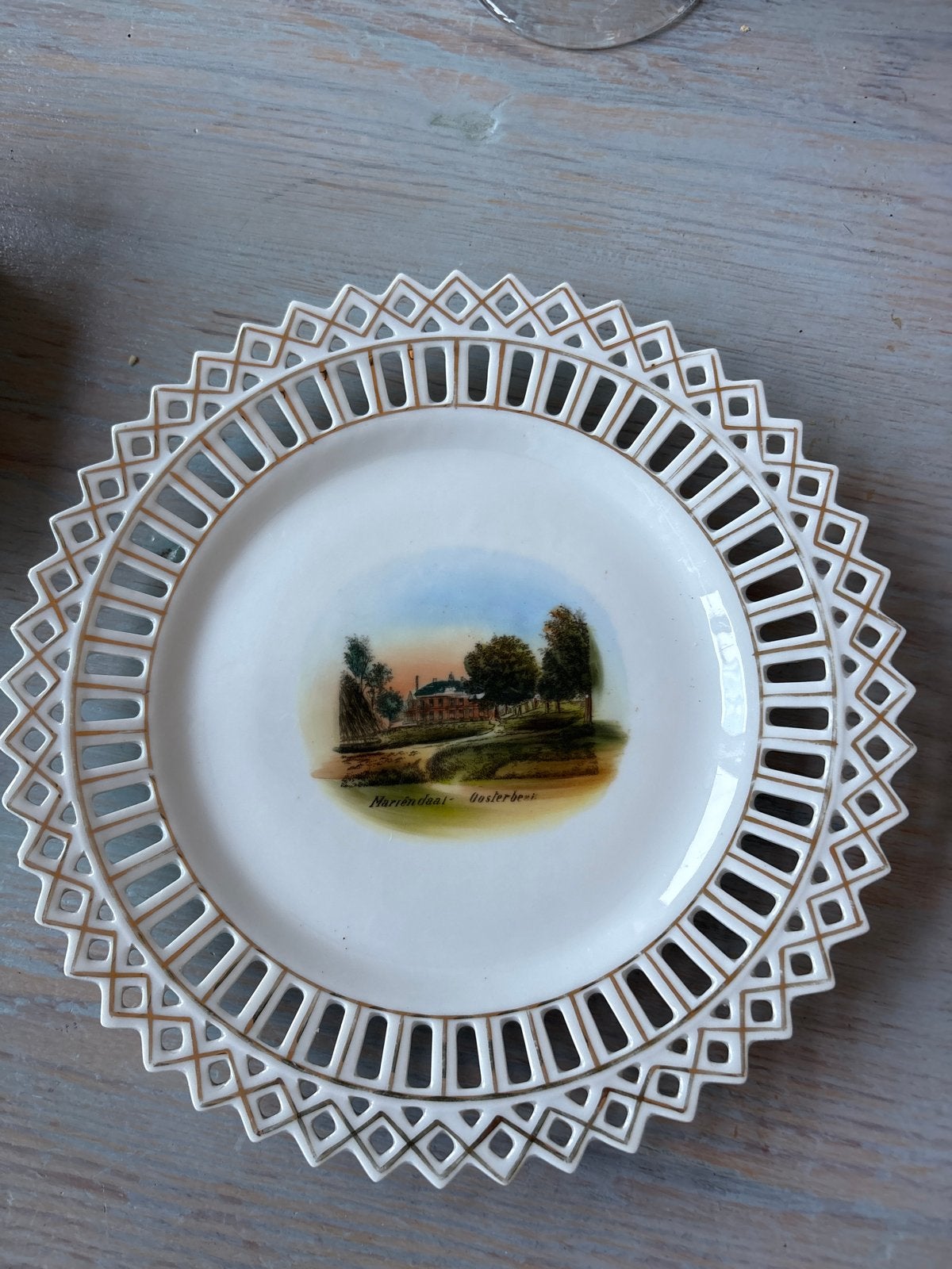 Decoratief bordje Mariëndaal Oosterbeek, Ophalen