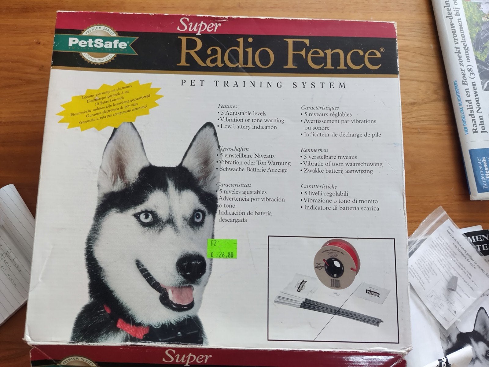 PetSafe Radio Fence onzichtbaar hondenhek met halsband, Ophalen