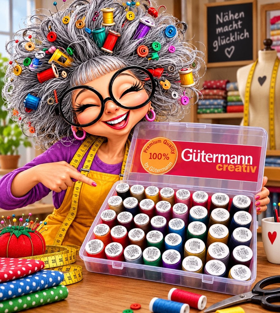 gutermann klossen naaigaren in handige sorteerdoos🧵🧵🧵🧵, Ophalen of Verzenden, Nieuw, Garen of Naald(en)