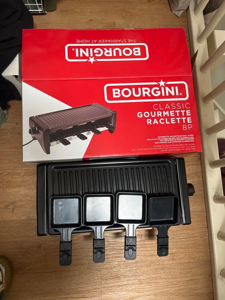 Gourmette Raclette 8P, Ophalen of Verzenden, Nieuw