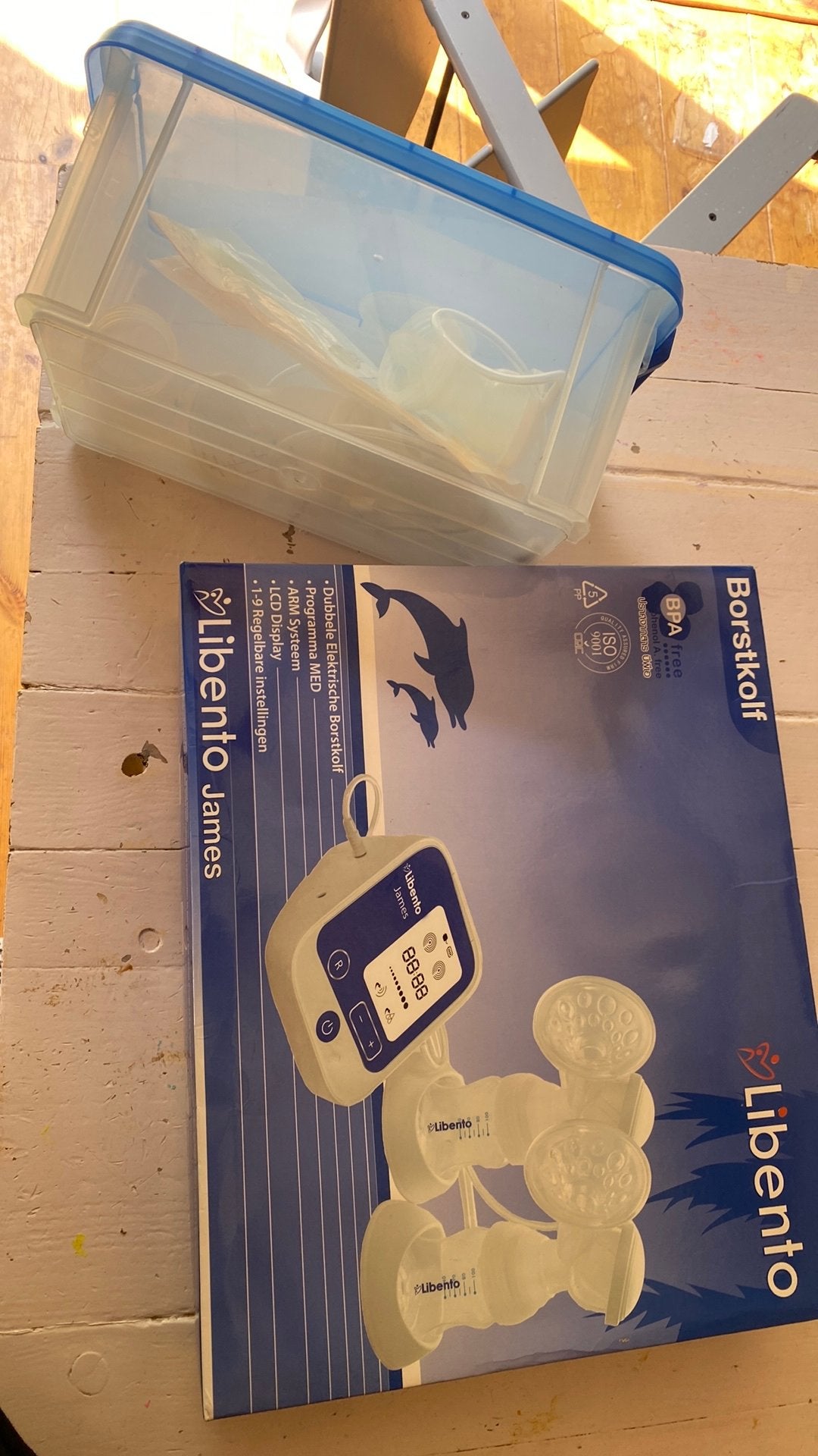 Libento kolf, Kinderen en Baby's, Babyvoeding en Toebehoren, Automatisch, Overige merken, Gebruikt, Borstkolf