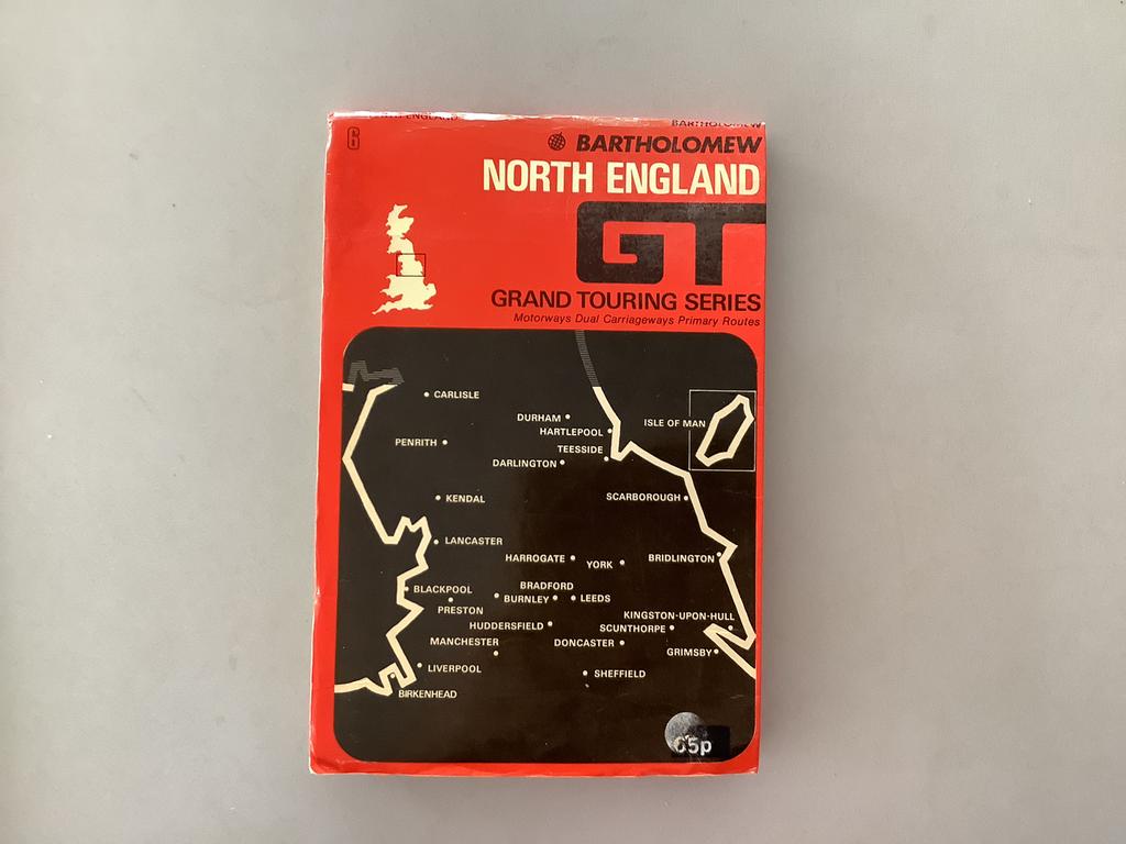 Fiets/wandelkaart noord Engeland GT serie No 6  1:250.000, Boeken, Atlassen en Landkaarten, Ophalen of Verzenden, Gelezen, 1800 tot 2000