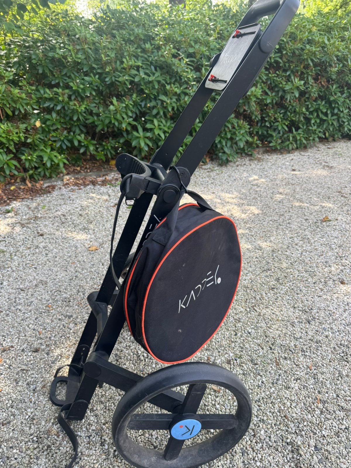 Kaddey golf trolley, Verzenden, Zo goed als nieuw, Golfkar