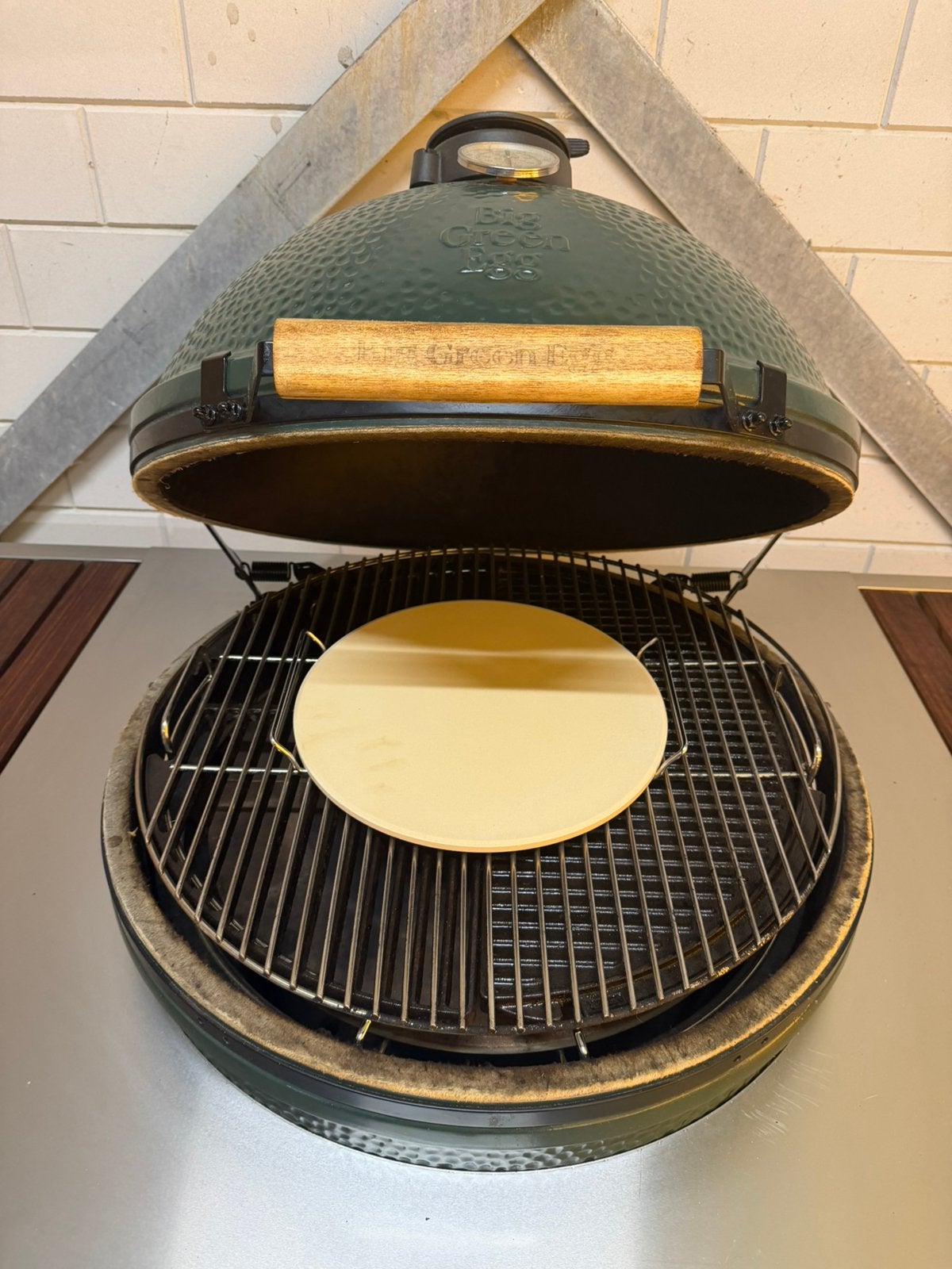 Foto 10 van Big Green Egg XL in unieke RVS maatwerktafel