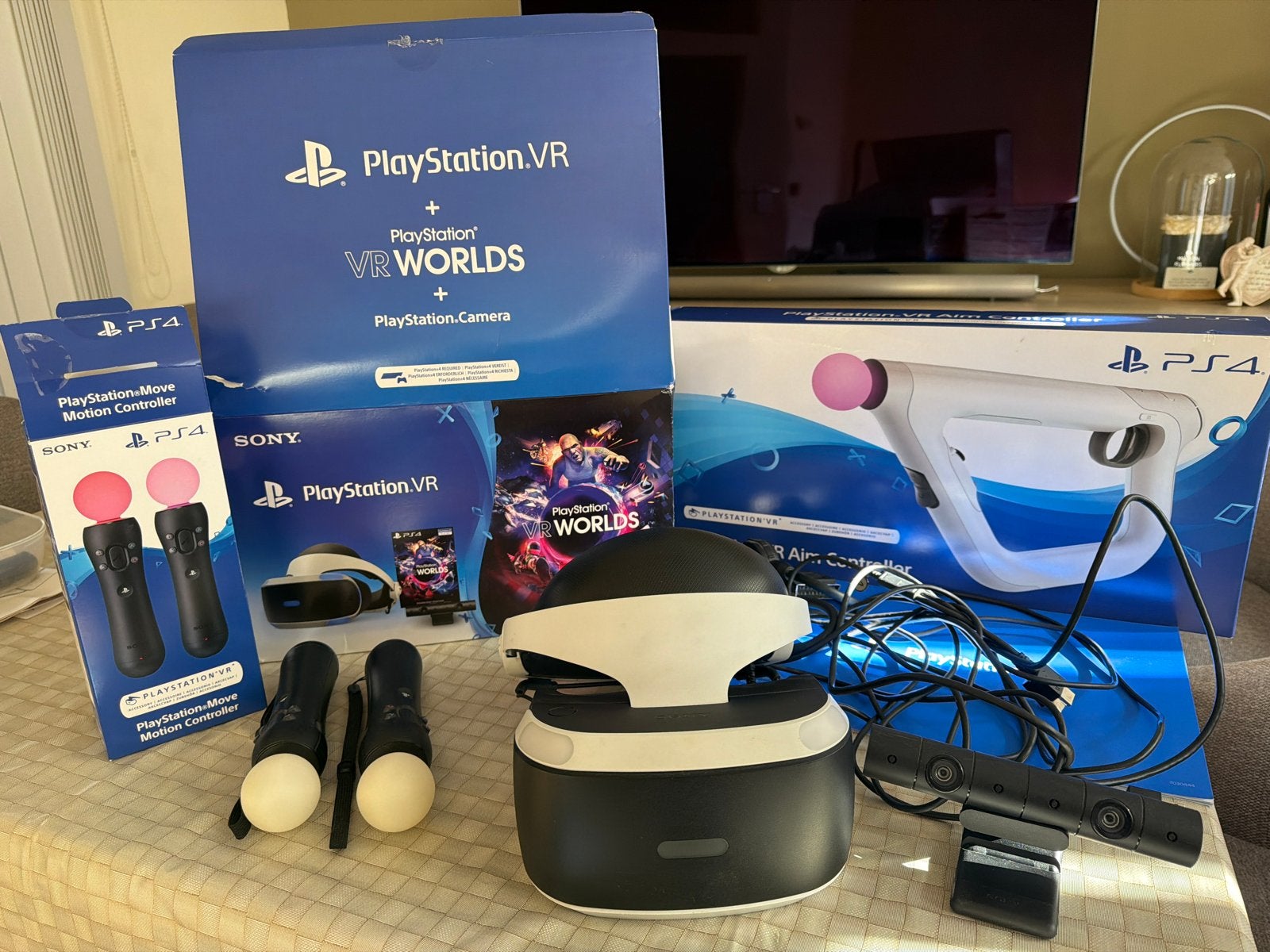 PlayStation VR Complete Set met Accessoires, Ophalen of Verzenden, Zo goed als nieuw, PlayStation, Overige typen