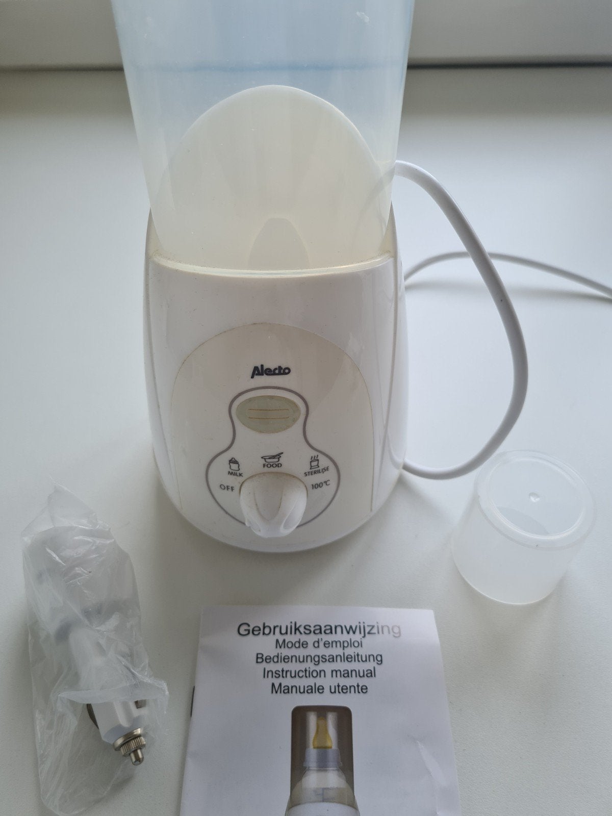 Nieuw in doos ! 
Alecto BW-80 flessen verwarmer, Ophalen of Verzenden, Nieuw, Flessen- of potjesverwarmer, Alecto