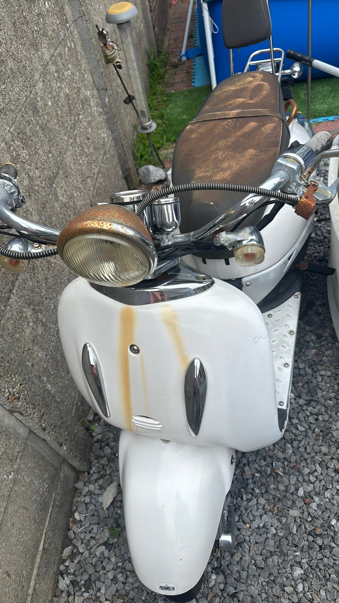 Sloop scooter, Ophalen, Gebruikt, Benzine