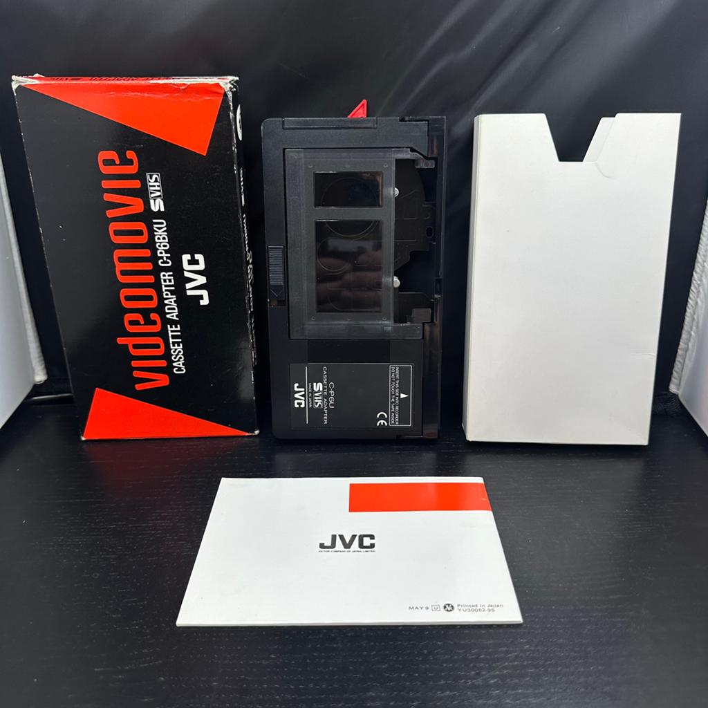 JVC Videomovie Cassette Adapter C-P6BKU S-VHS - Nieuwstaat, S, G, Overige typen, Nieuw