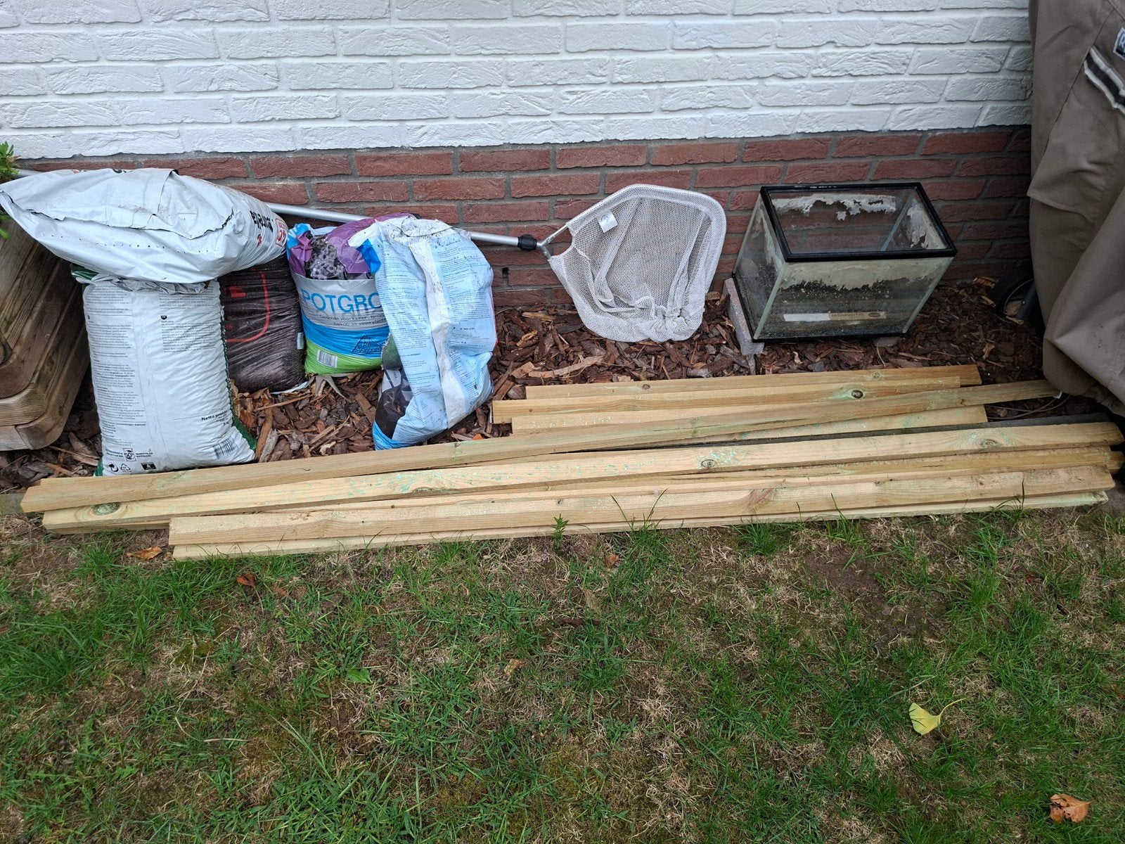 Houten regels geimpregneerd diverse lengtes, Doe-het-zelf en Verbouw, Minder dan 25 mm, Nieuw, 200 tot 250 cm, Plank