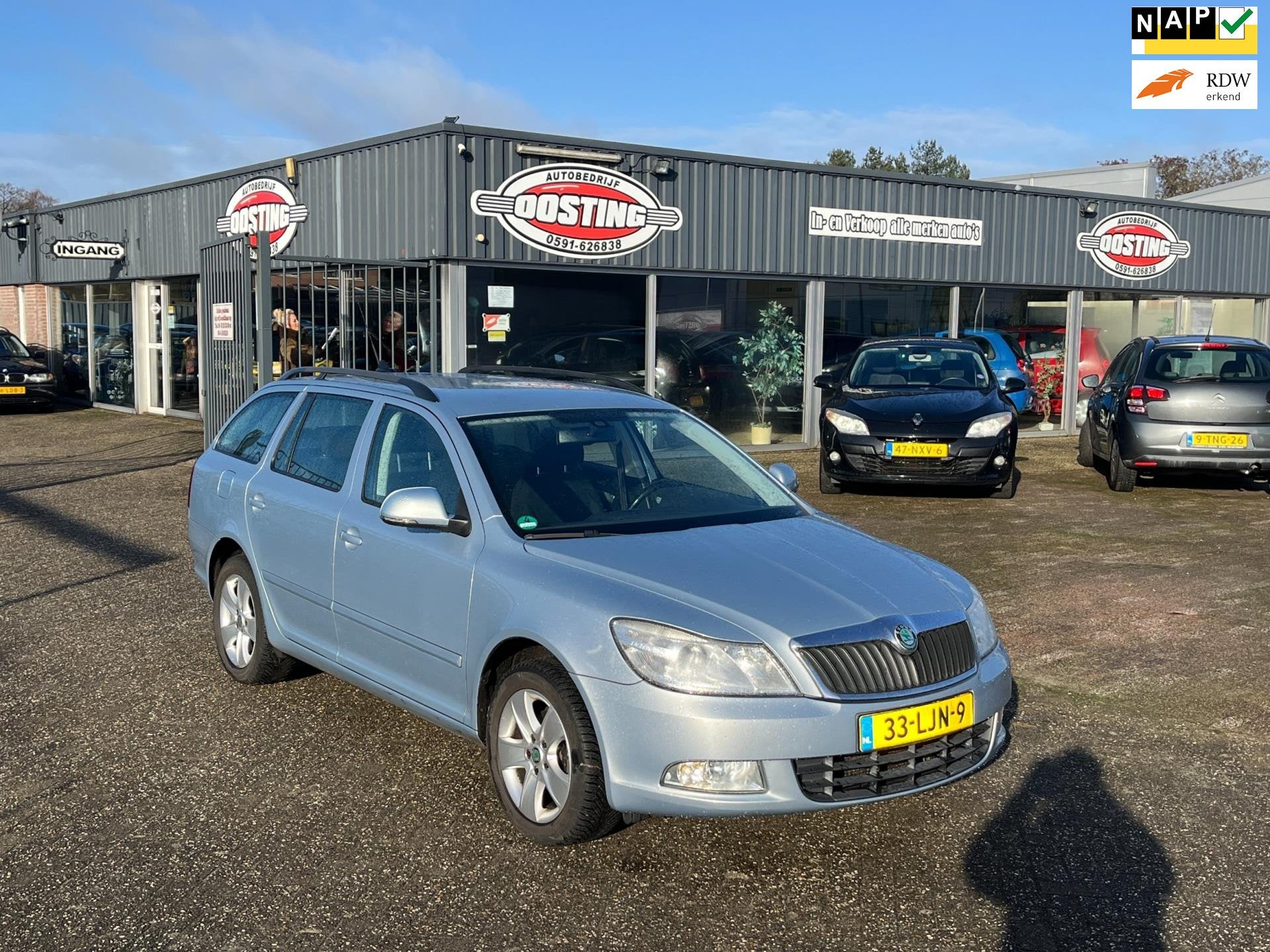 Skoda Octavia Combi 1.2 TSI Ambition Business Line(st-bekr,c, Auto's, Euro 5, Stof, Gebruikt, Zwart