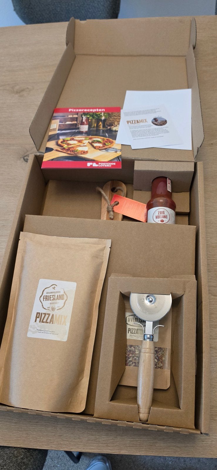 Pizzapakket postcodeloterij, Huis en Inrichting, Keuken | Keukenbenodigdheden, Overige typen, Ophalen of Verzenden, Nieuw