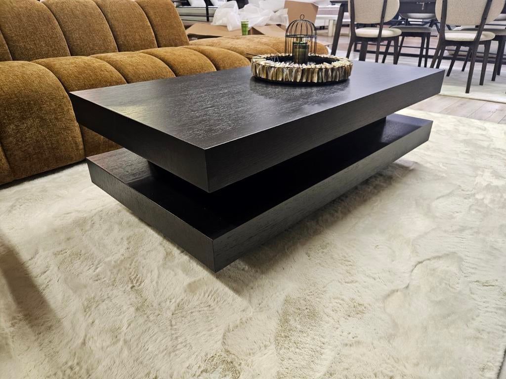 SALONTAFEL 130x70 CM Mangohout, Huis en Inrichting, Tafels | Salontafels, Ophalen, 100 tot 150 cm, 50 tot 100 cm, Minder dan 50 cm