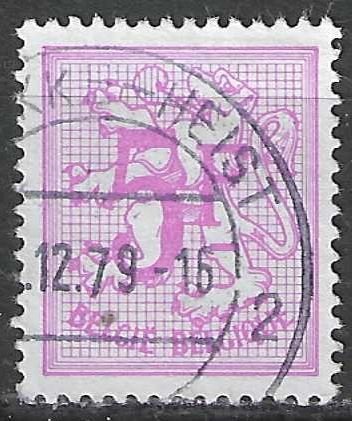 Belgie 1975 - Yvert 1745 /OBP 1756 - Heraldieke Leeuw (ST), Verzenden, Gestempeld