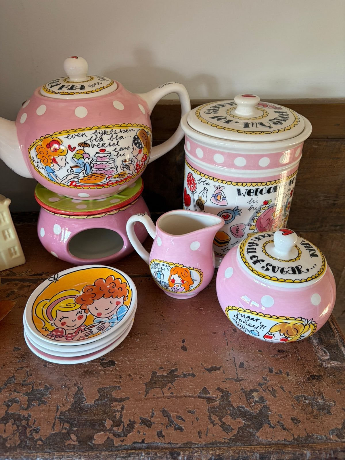 Servies Blond Amsterdam, Ophalen of Verzenden, Zo goed als nieuw, Porselein