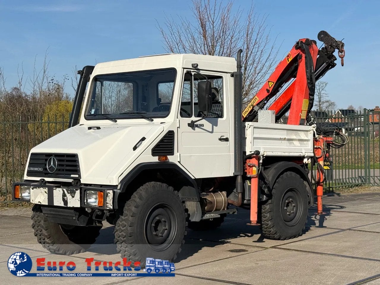 Unimog U90/ Kran/ 2025 km original! (bj 1995), Auto's, Overige merken, Bedrijf, Te koop, BTW verrekenbaar