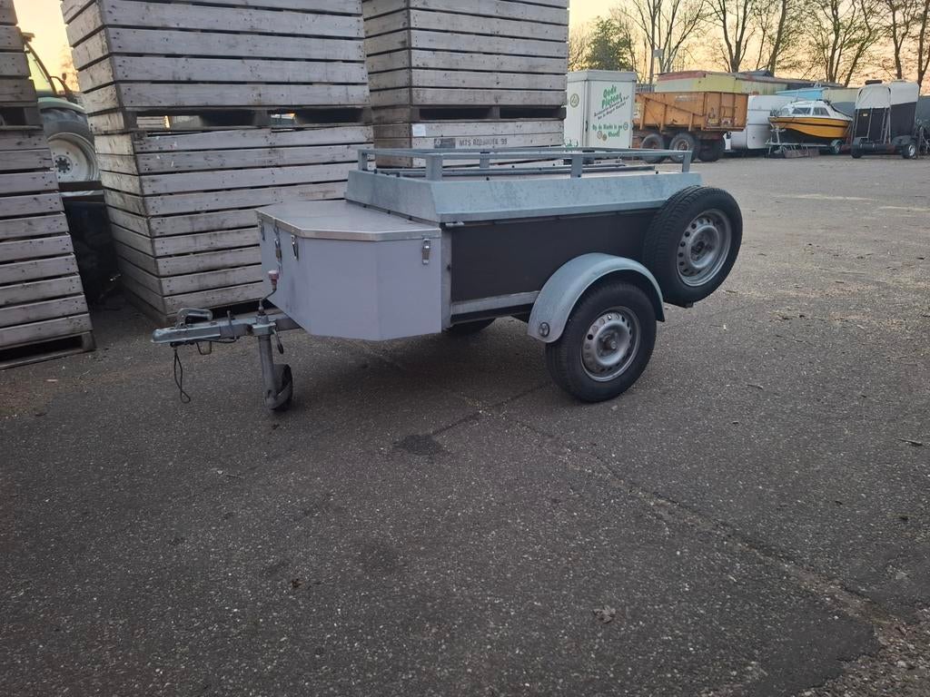 Hele nette bagagewagen saris met grote disselbak 150x100x60, Auto diversen, Aanhangers en Bagagewagens, Ophalen, Gebruikt, Hapert
