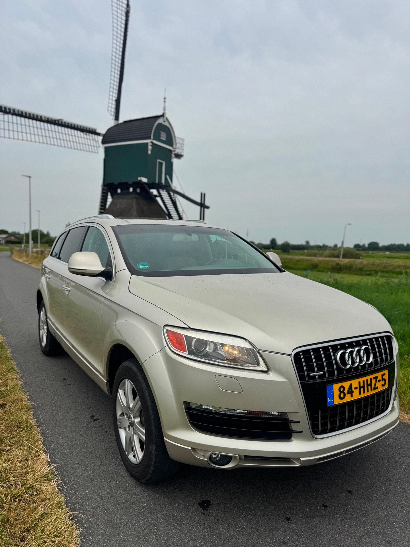Audi Q7 3.6 FSI quattro *nieuwe distributieketting*net beurt, Auto's, Automaat, Gebruikt, Beige, Leder