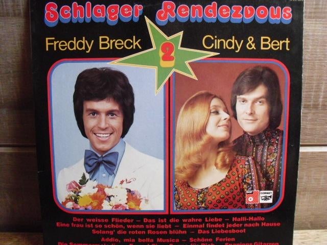 Schlager Rendezvous - Freddy Breck - Cindy & Bert, Ophalen of Verzenden, Gebruikt, 12 inch