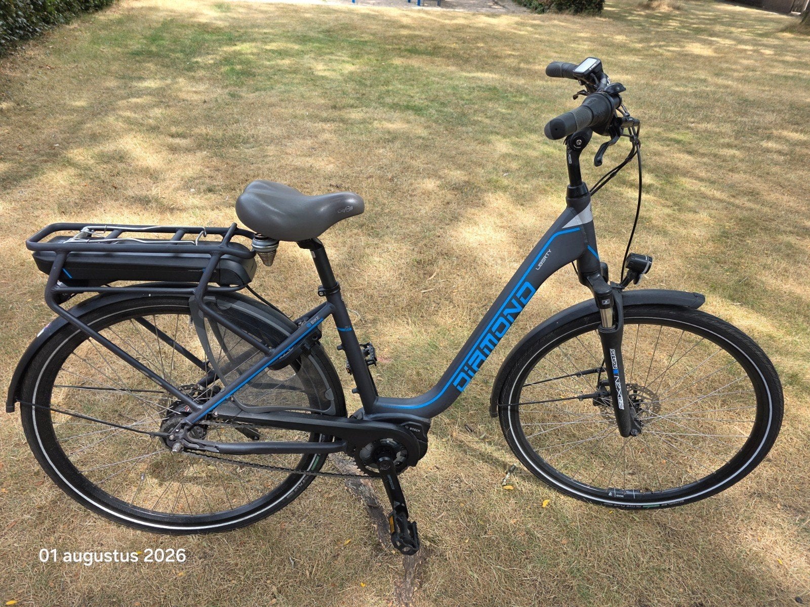 damesfiets Diamond Liberty Middenmotor Bosch met kline  maat, Zo goed als nieuw, Minder dan 47 cm, 50 km per accu of meer, Ophalen