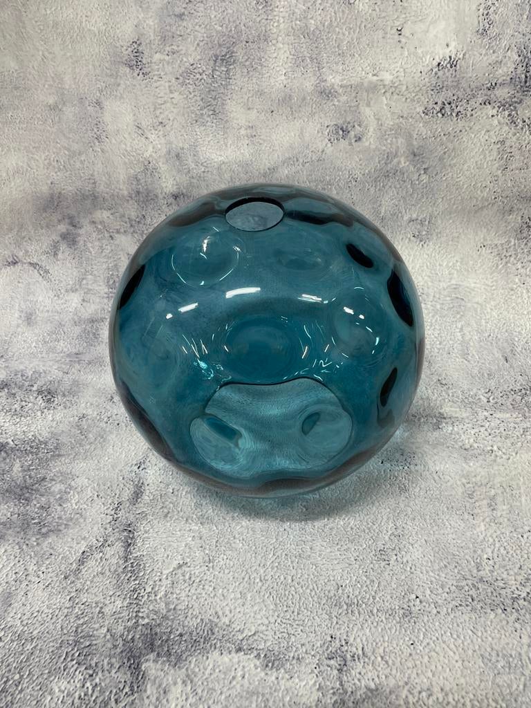 Made Ilaria Hanglamp glazen vervangende bol 20 cm blauw, Ophalen of Verzenden, Zo goed als nieuw, Glas, Minder dan 50 cm