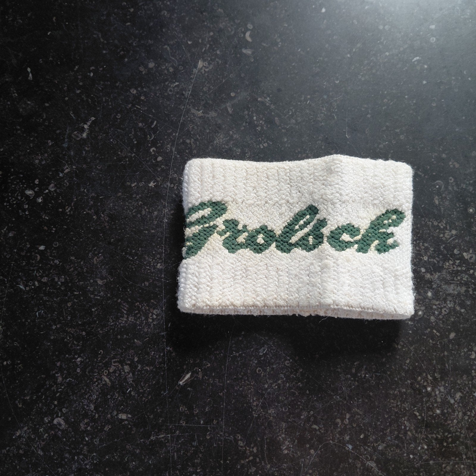 Grolsch zweetbandje - Wit met groen logo, Ophalen of Verzenden, Zo goed als nieuw