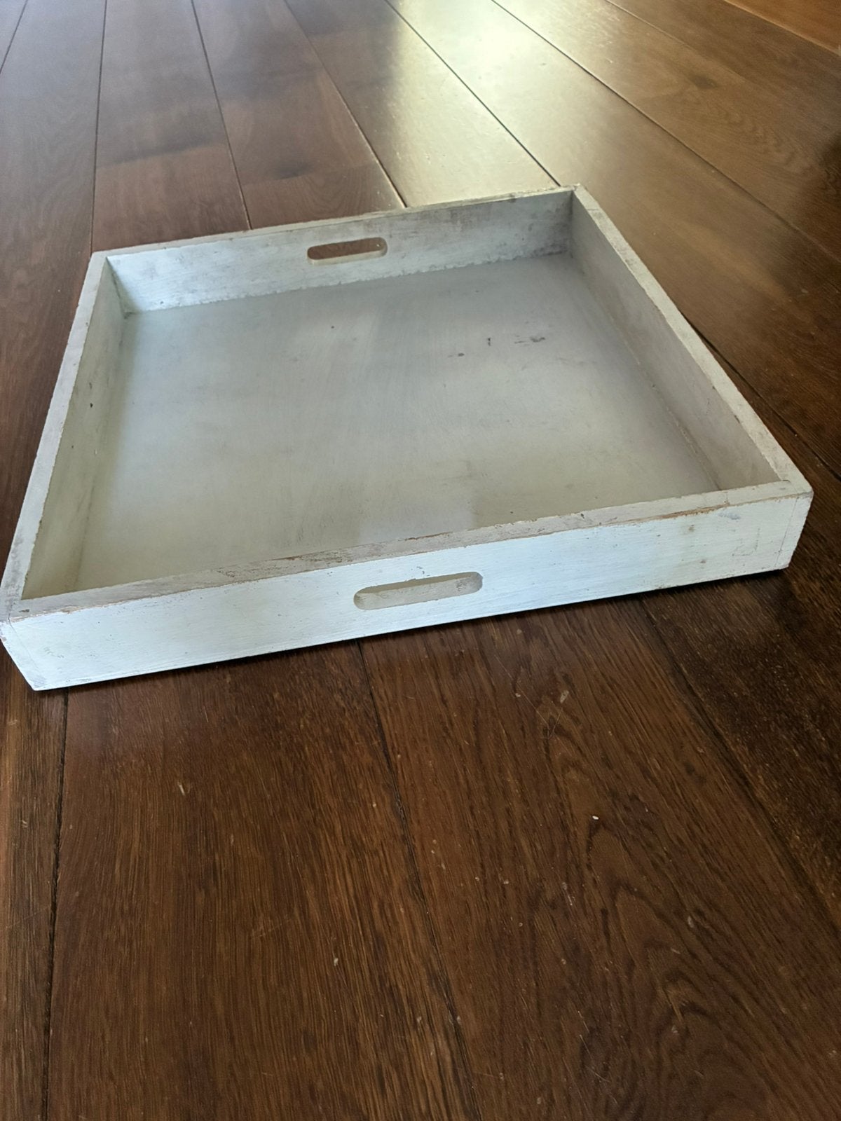 Grote Houten Dienblad voor buiten en binnen, Huis en Inrichting, Woonaccessoires | Dienbladen, Ophalen of Verzenden, Gebruikt