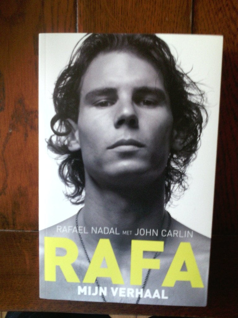sportboek- RAFA ( Rafael Nadal ) Mijn verhaal, Ophalen of Verzenden, Zo goed als nieuw, Balsport
