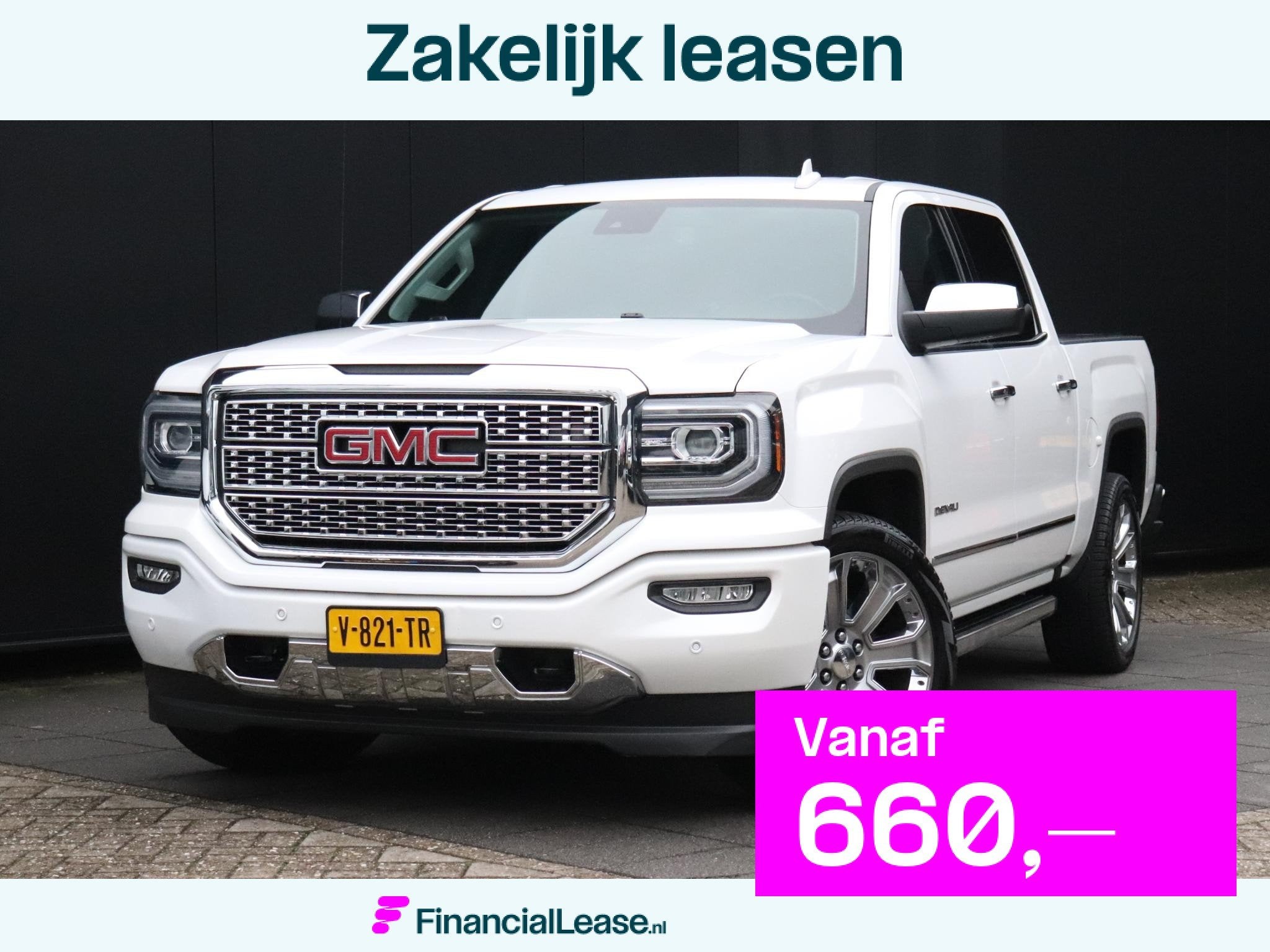 GMC SIERRA DENALI 6.2 L V8 | LEDER | MEMORY | BOSE | TREKHAA, Automaat, Stof, Gebruikt, 426 pk