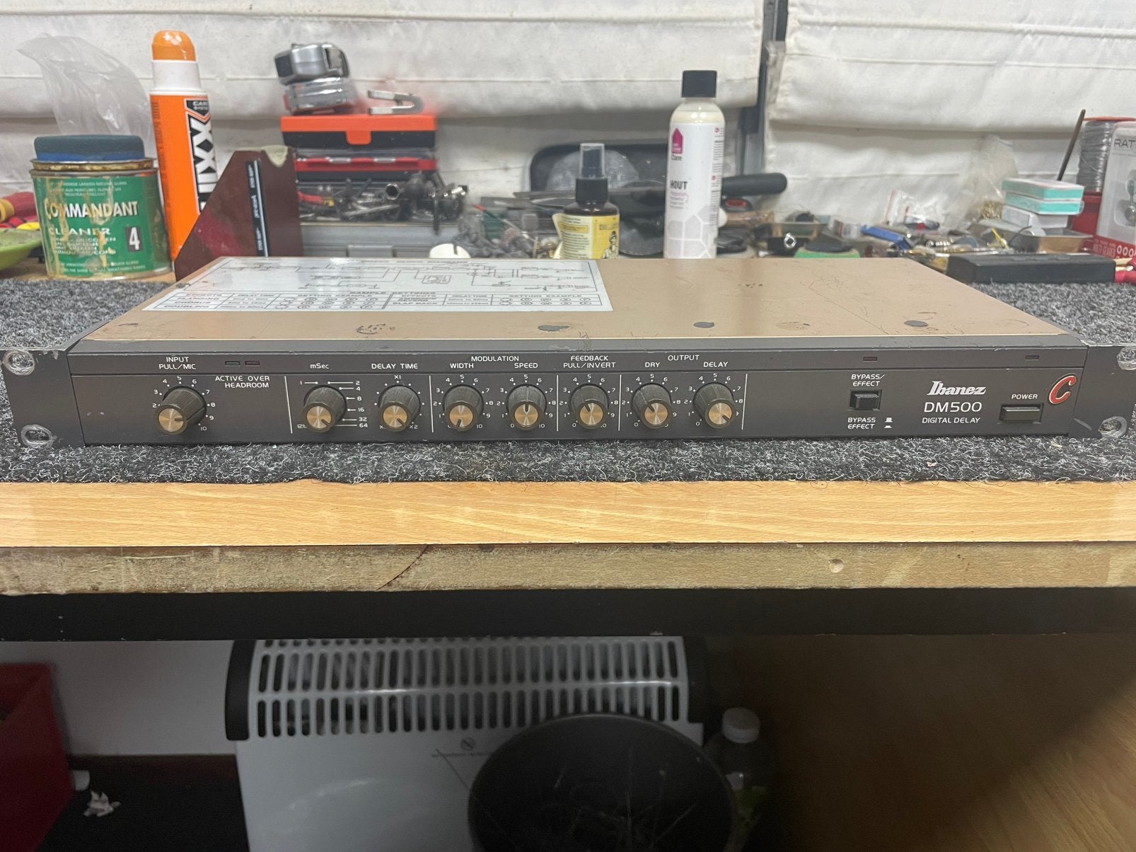Vintage Ibanez DM 500 delay, Ophalen of Verzenden, Zo goed als nieuw