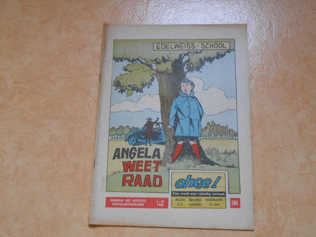 Ohee 286 Angela weet raad 1968., Eén stripboek, Ophalen of Verzenden, Gelezen