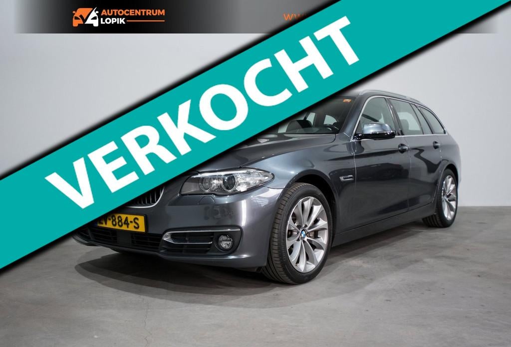 BMW 5-serie Touring 525xd Luxury Edition HUD*Leder*Memory, Auto's, BMW, Bedrijf, Te koop, 5-Serie, 360° camera, 4x4, ABS, Achteruitrijcamera