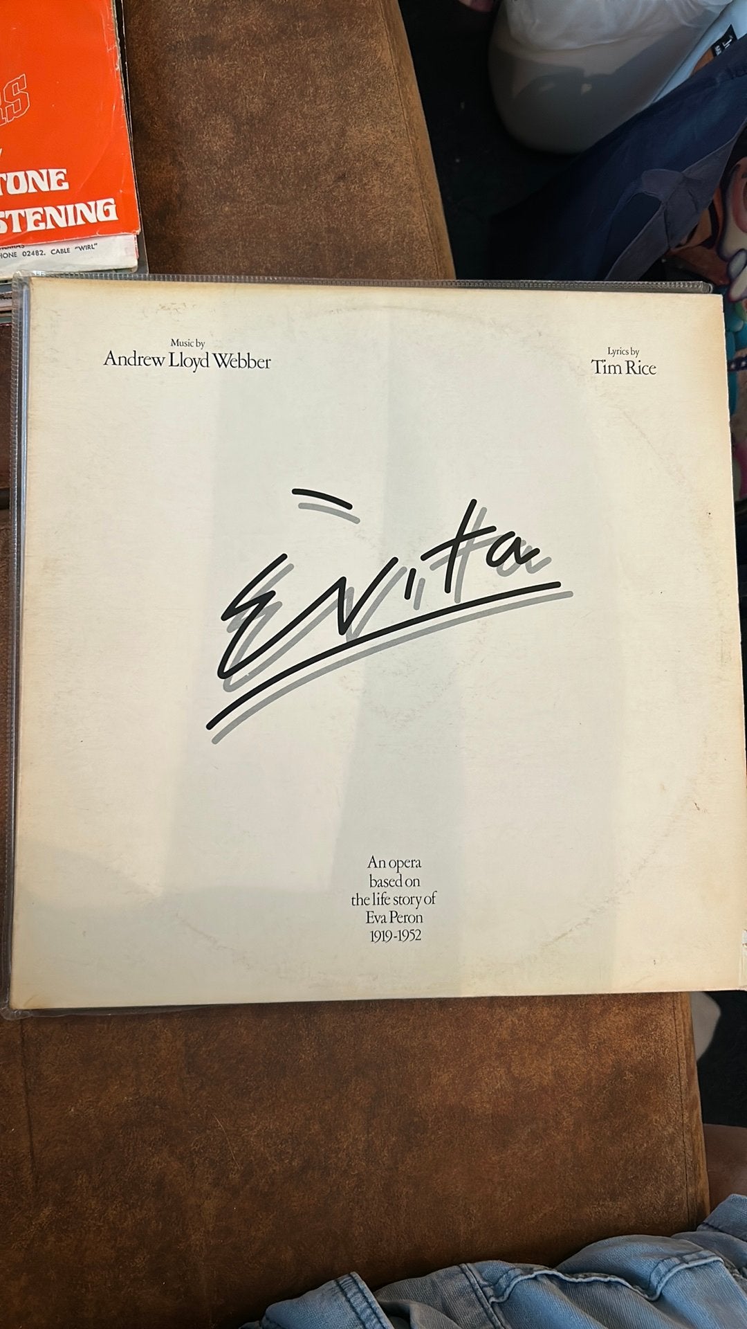 Evita - music by andrew Lloyd webber, Ophalen of Verzenden, Zo goed als nieuw, 12 inch