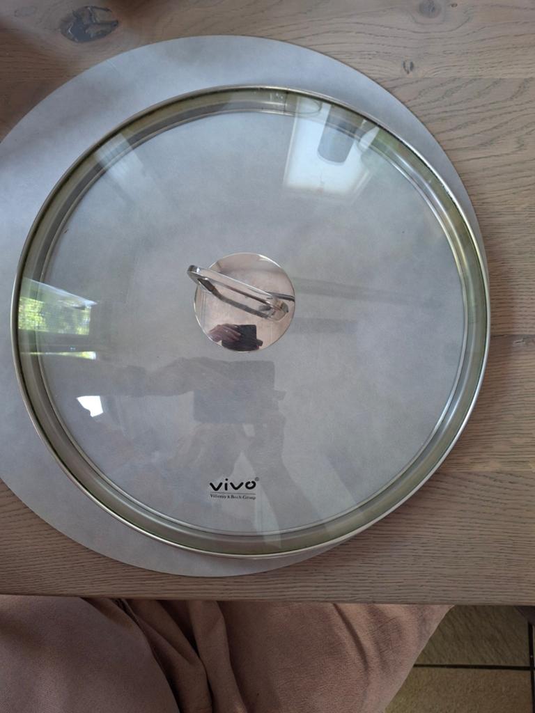 Glazen deksel voor pan of wok 30cm Villeroy & Boch, Ophalen of Verzenden, Glas, Wok