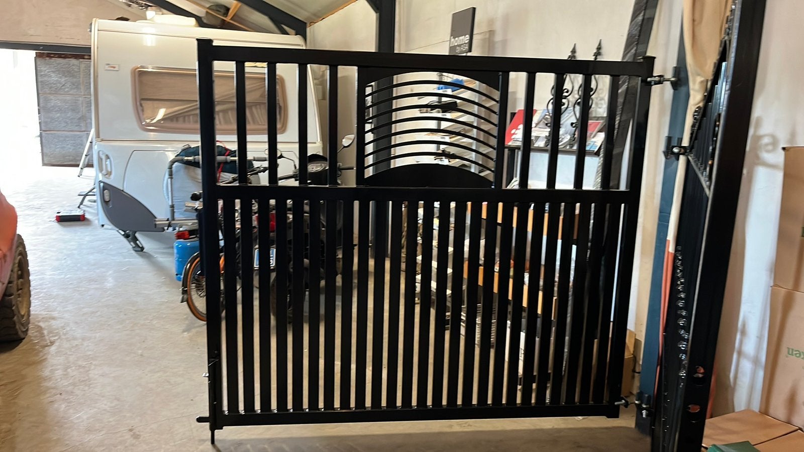 ZOMERAANBIEDING MODERNE SIERPOORT TUINPOORT, Tuin en Terras, Tuinpoorten, Ophalen, Nieuw, 150 tot 200 cm, IJzer