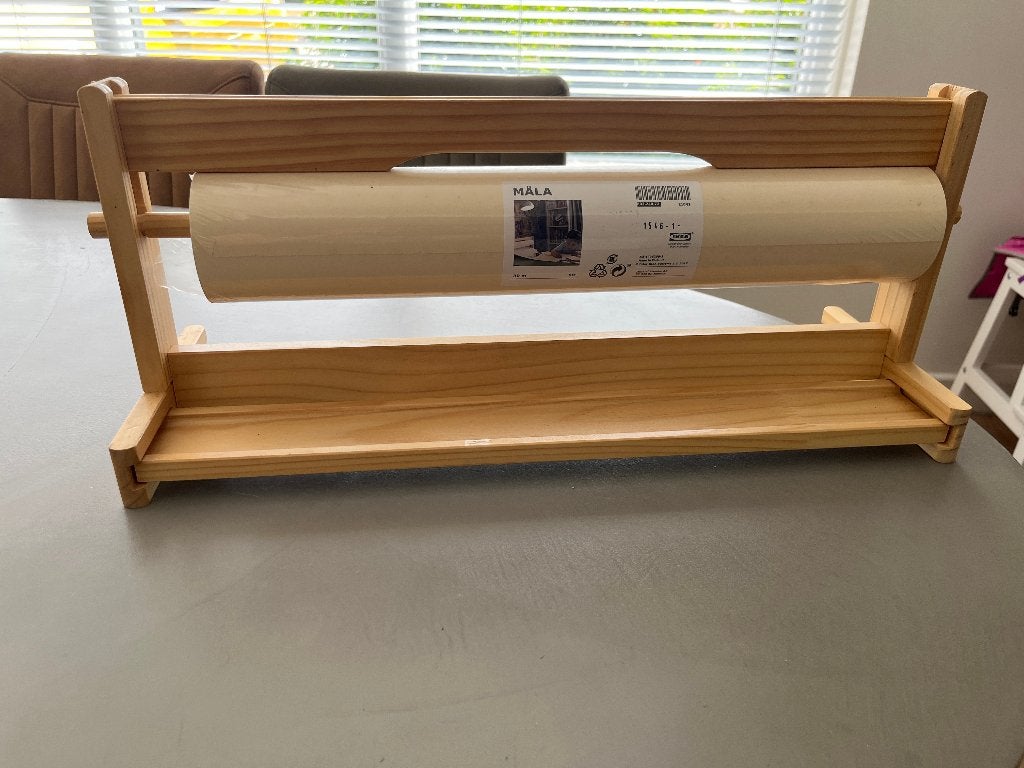 Tekenrolhouder Ikea mala inclusief rol tekenpapier, Ophalen, Zo goed als nieuw, Knutselen