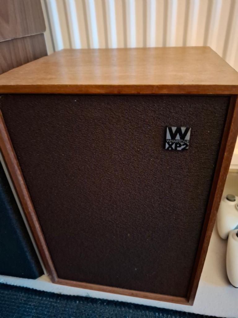 Wharfedale Denton XP2 Vintage Speakers, Gebruikt, Minder dan 60 watt, Front, Rear of Stereo speakers, Ophalen