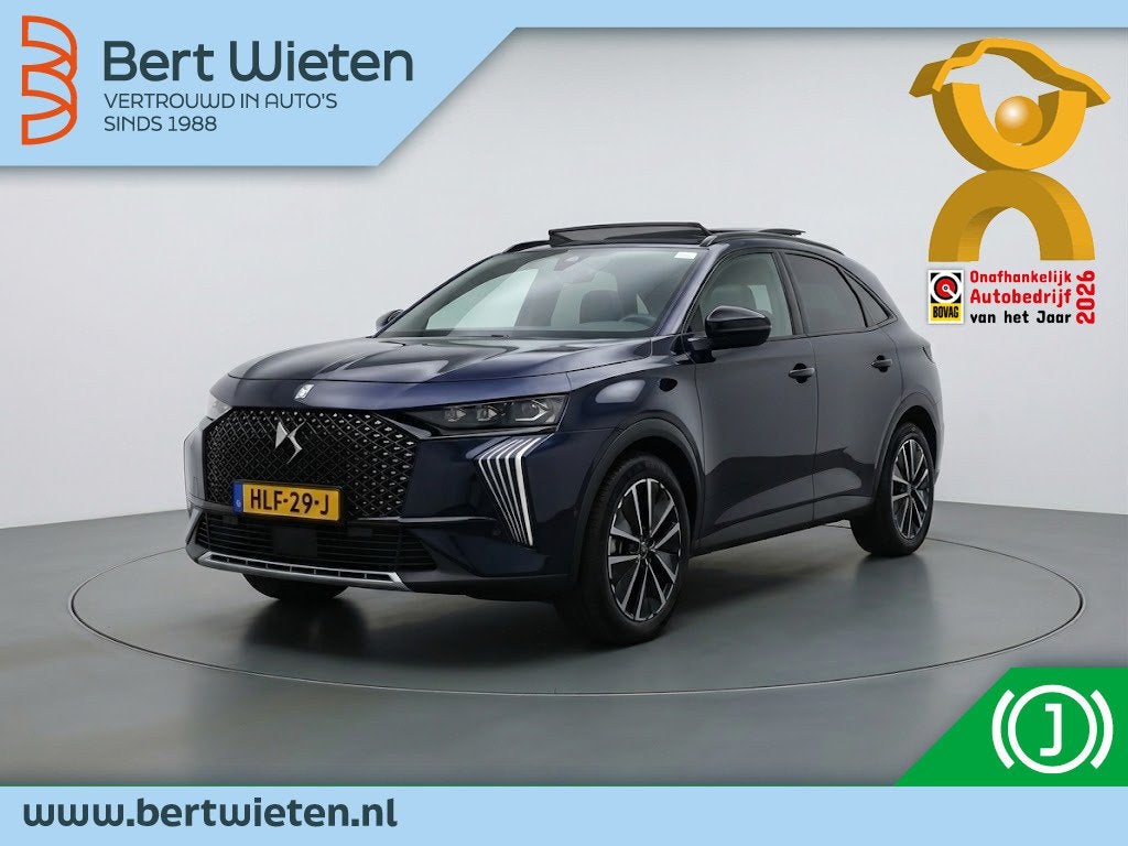 DS 7 E-Tense 300 4x4 Performance Line | Panoramadak | PHEV |, Auto's, Automaat, Dealer onderhouden, 14 kWh, Gebruikt