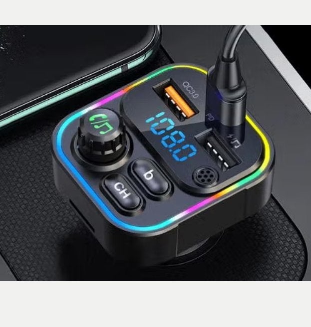 Auto MP3 speler / FM Transmitter met Bluetooth en oplader, Auto diversen, Ophalen of Verzenden, Nieuw