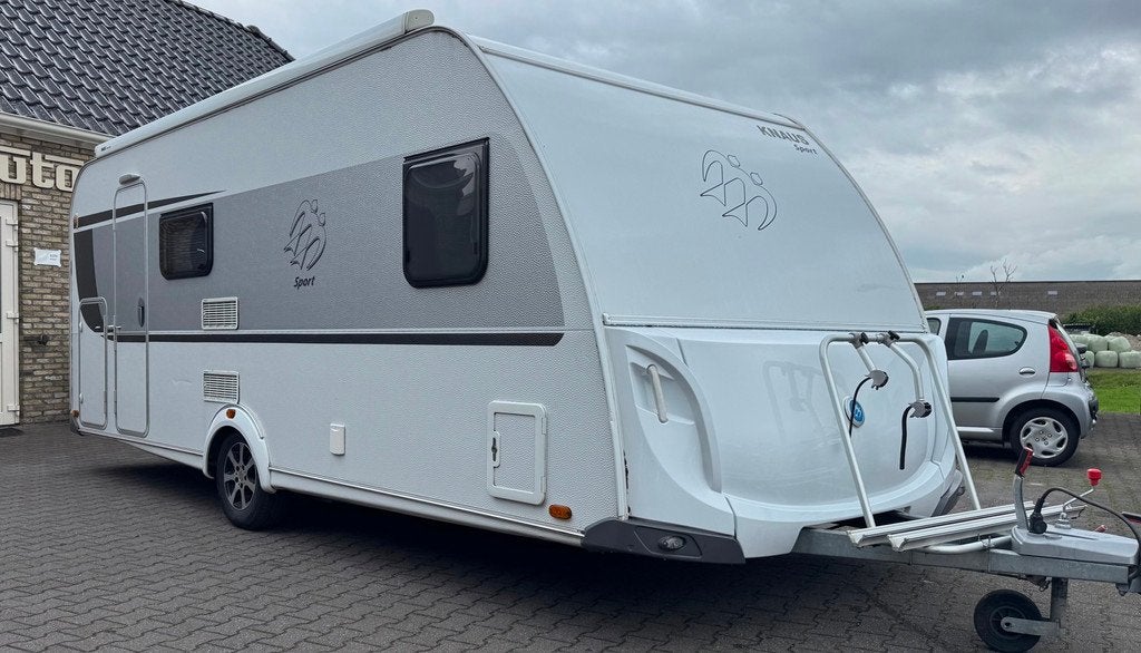 Knaus W04 Sport 550 Bj 2016 Airco,Stapelbed ,luifel,6 Persoo, Caravans en Kamperen, Bedrijf, 1000 - 1250 kg, Knaus