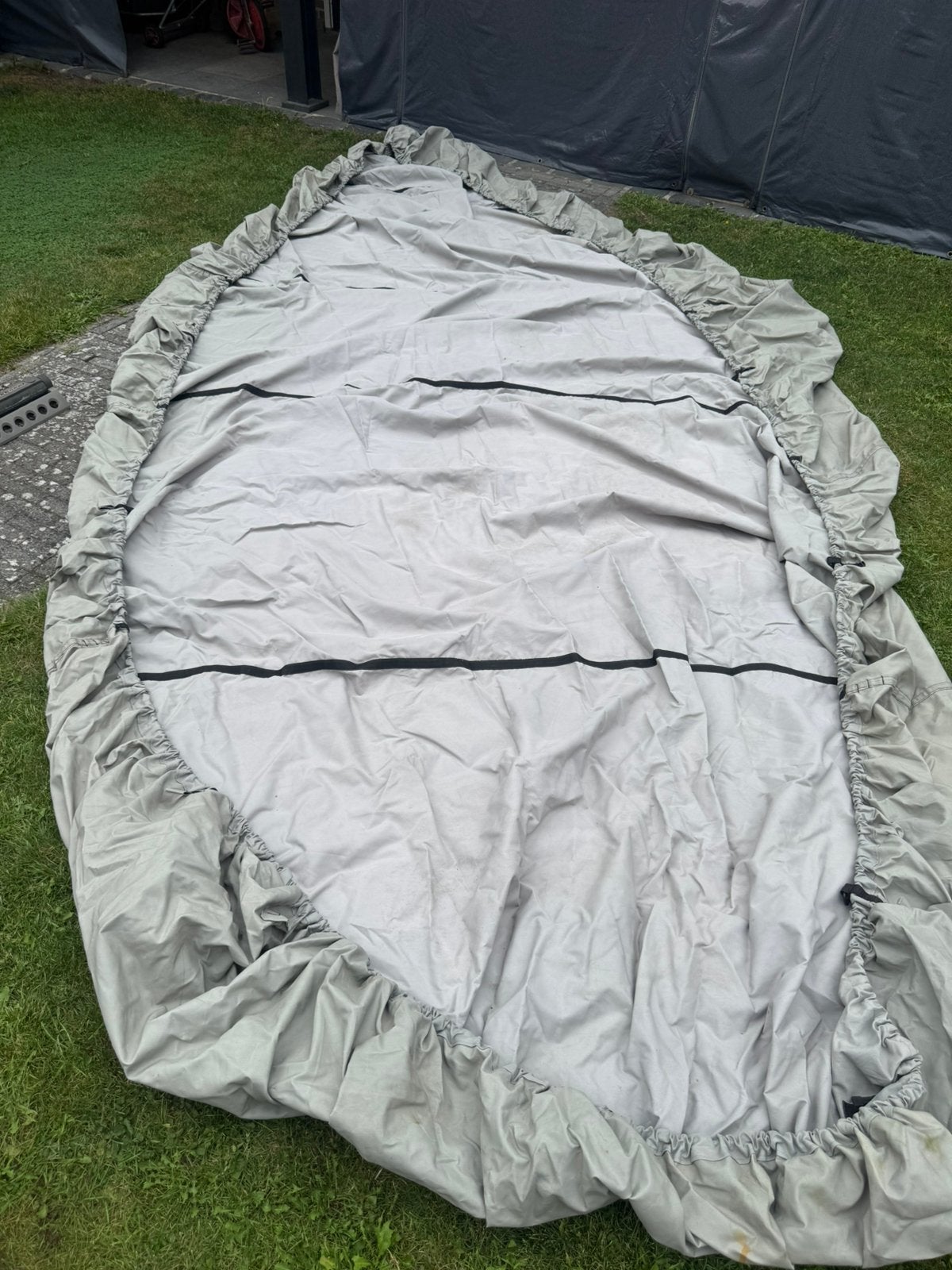 Afdekzeil voor een speedboot 650 lang 269 breed, Ophalen, Gebruikt