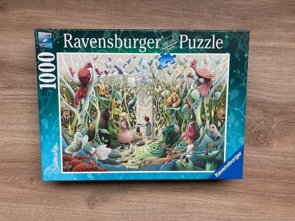 Ravensburger legpuzzel De geheime tuin 1000 stukjes, Ophalen of Verzenden, 500 t/m 1500 stukjes, Zo goed als nieuw, Legpuzzel